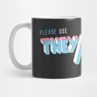 They/Them Pronouns (straight) Mug